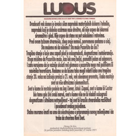 POZORIŠNE NOVINE LUDUS